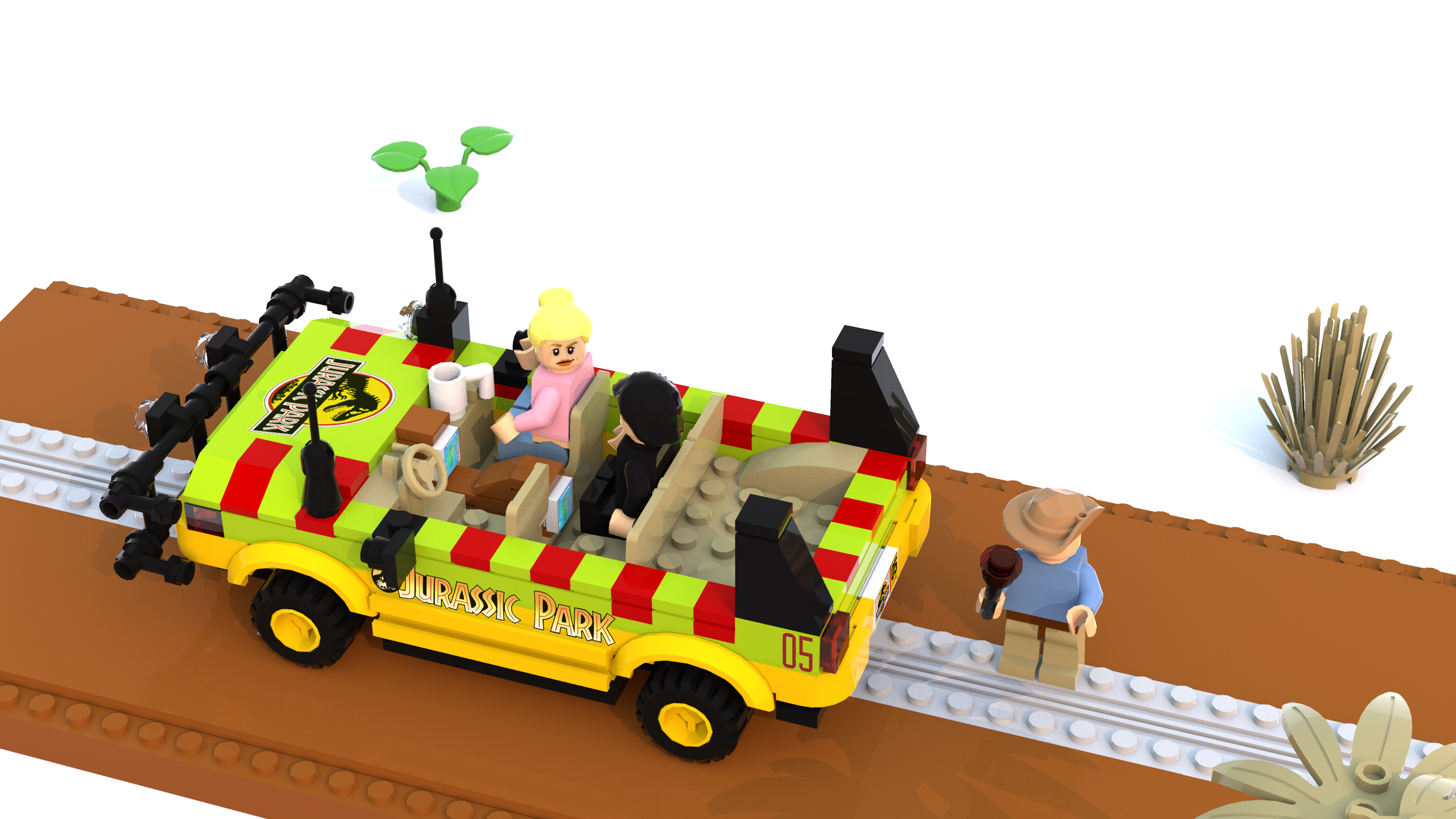 Lego jurassic park sales ford explorer instructions